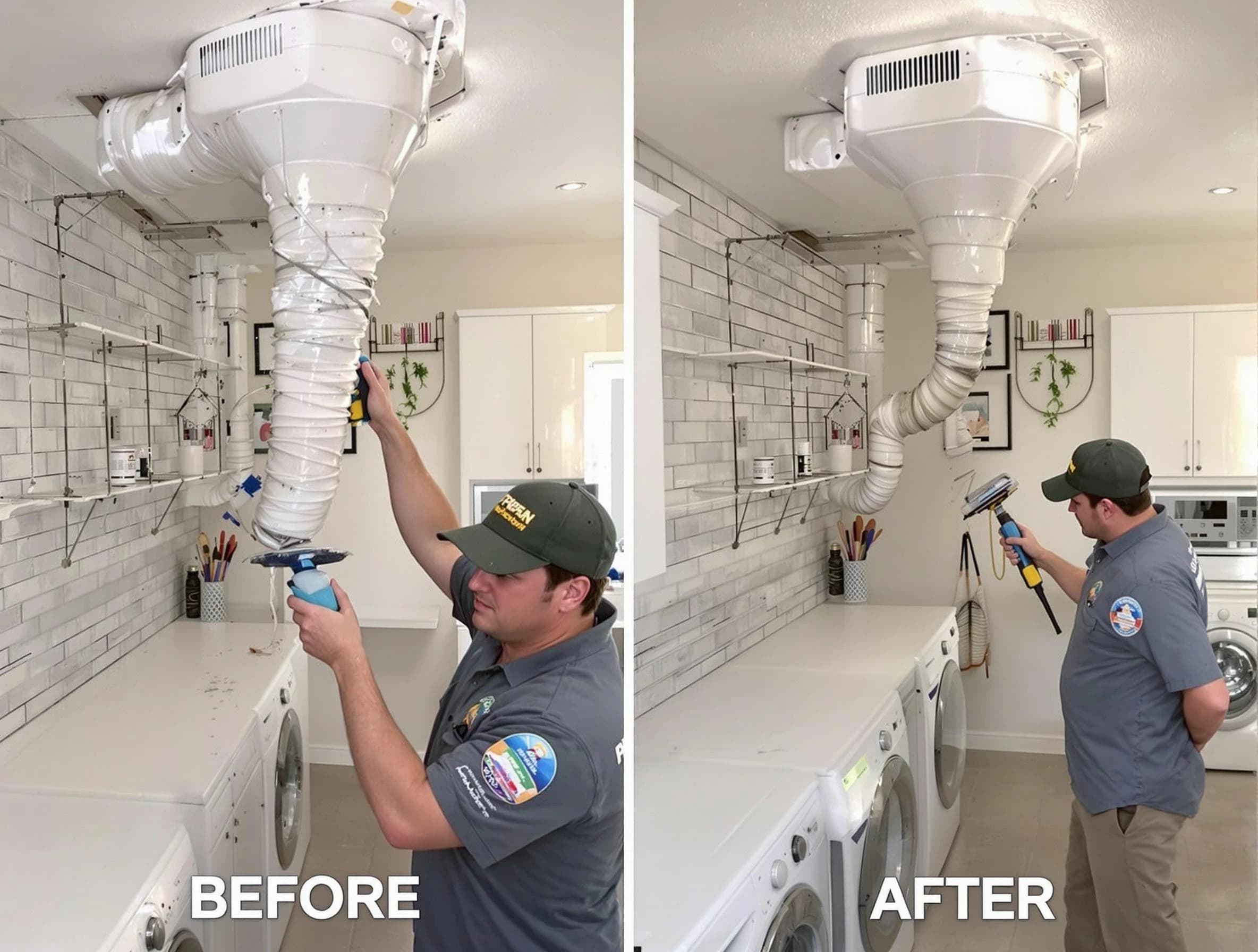 Professional dryer exhaust vent cleaning by Castle Shannon Dryer Vent Cleaning in Castle Shannon