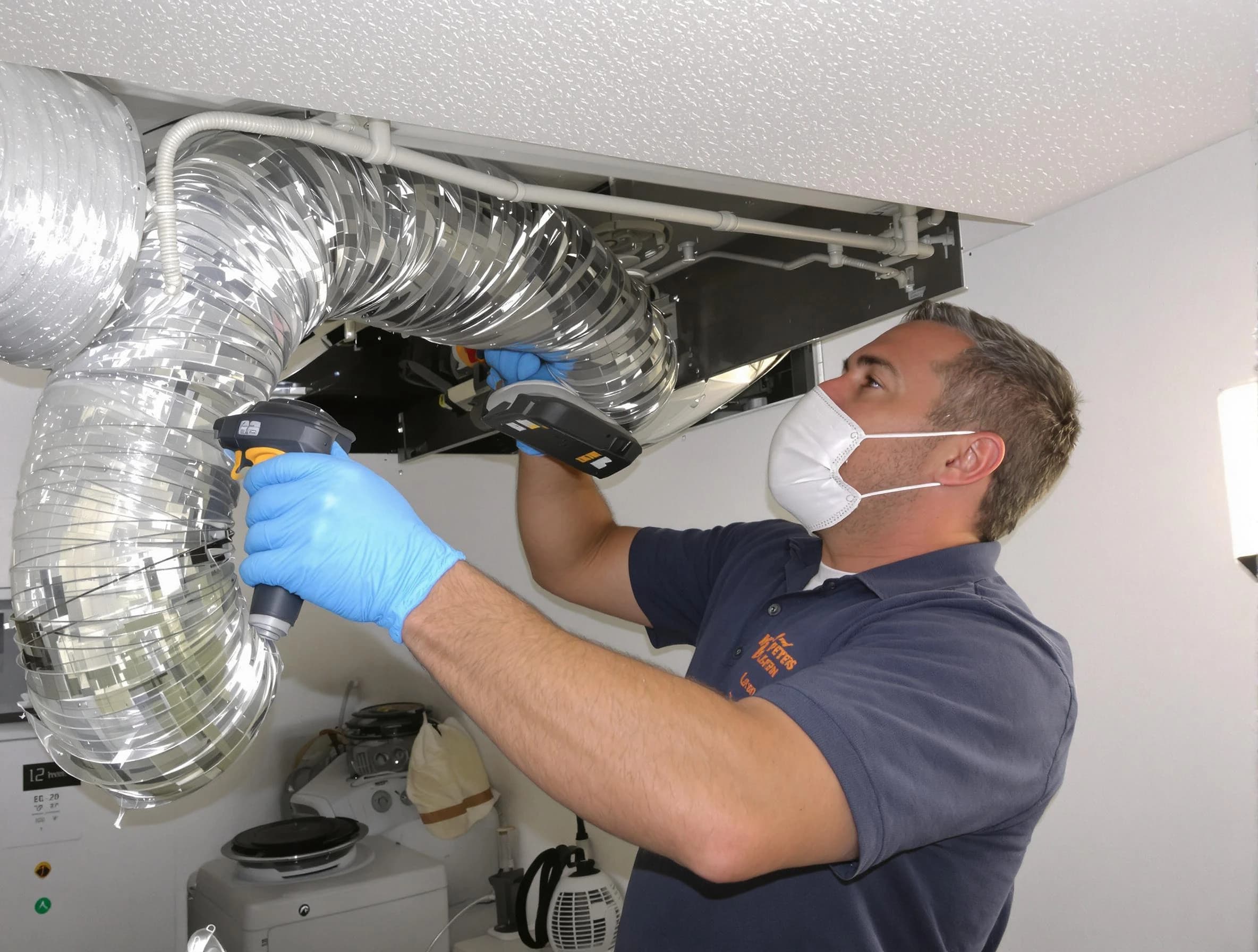 Castle Shannon Dryer Vent Cleaning professional performing thorough residential dryer vent cleaning in Castle Shannon