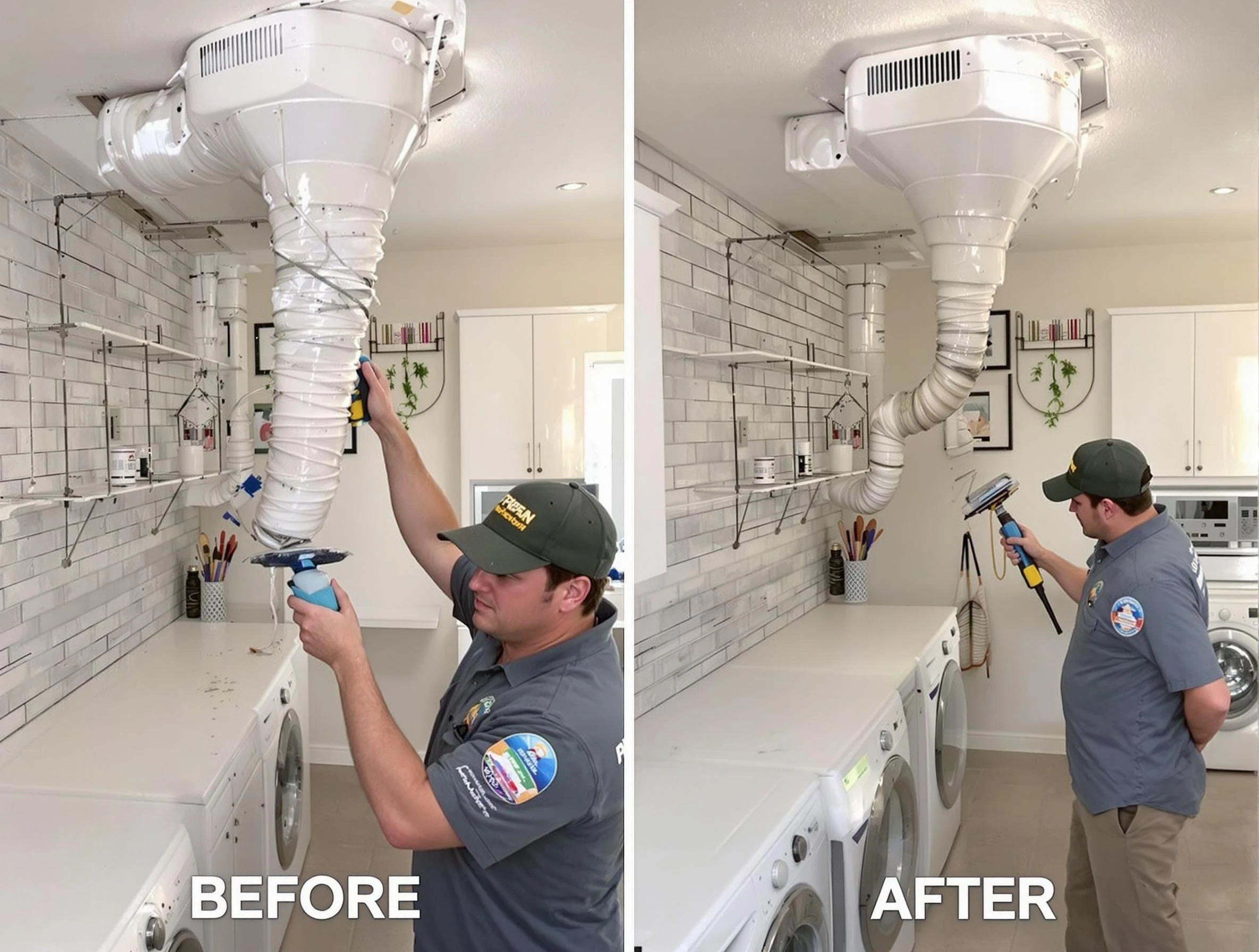 Professional dryer exhaust vent cleaning by Castle Shannon Dryer Vent Cleaning in Castle Shannon